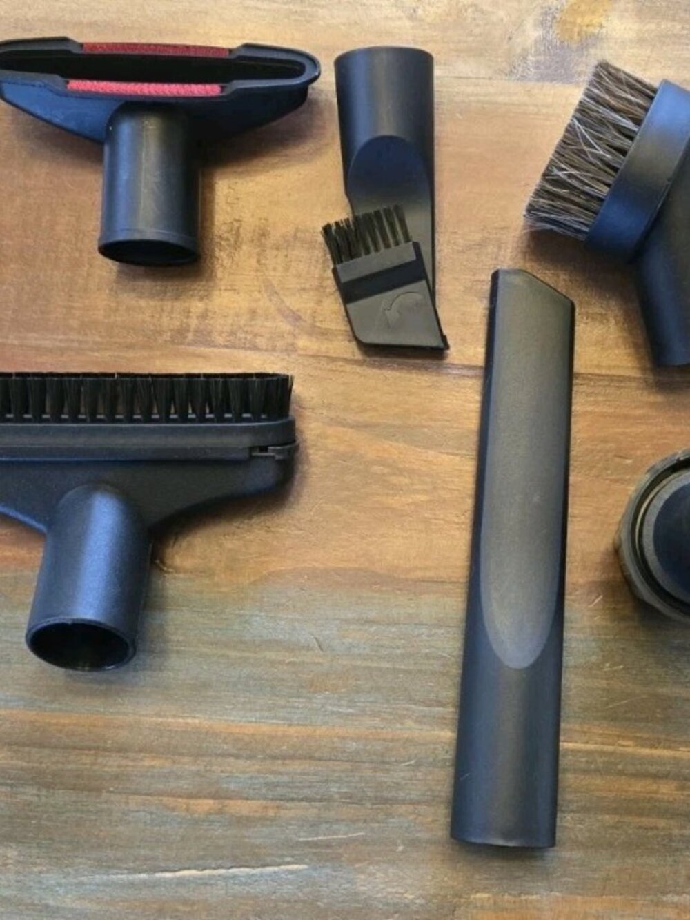 6 Piece Vacuum Attachment Kit w/ Brushes Nozzles Fits 1.2" – 1.39" Hose OD